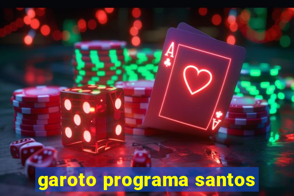 garoto programa santos